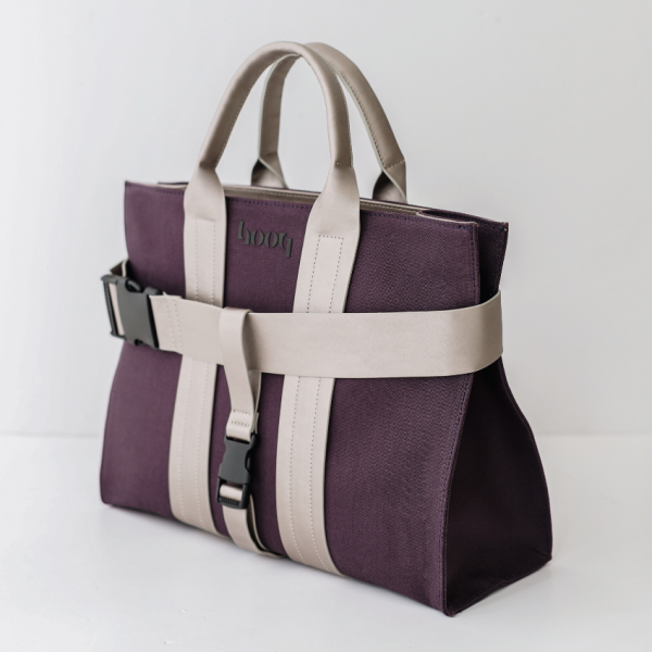 Kanvas Mor-Gümüş El ve Sırt Çantası