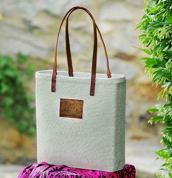 El Örgüsü Gümüş Omuz Çantası