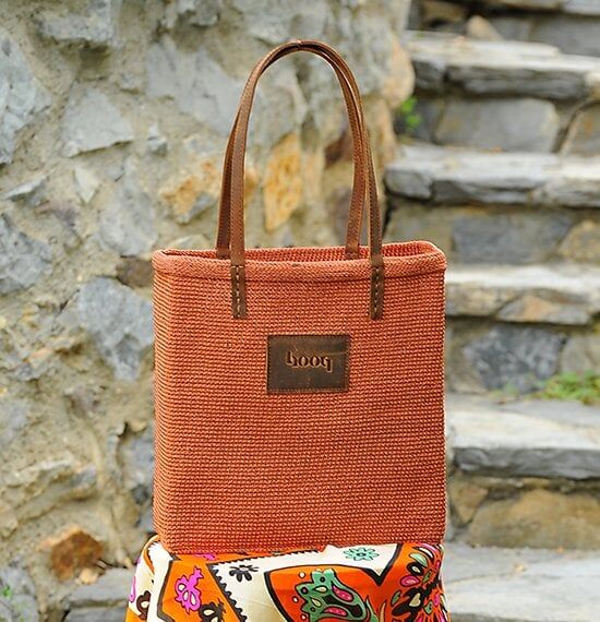 El Örgüsü Tarçın Omuz Çantası